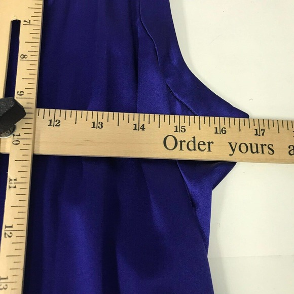 ANTONIO MELANI Royal Blue Sleeveless Blouse - Picture 8 of 9